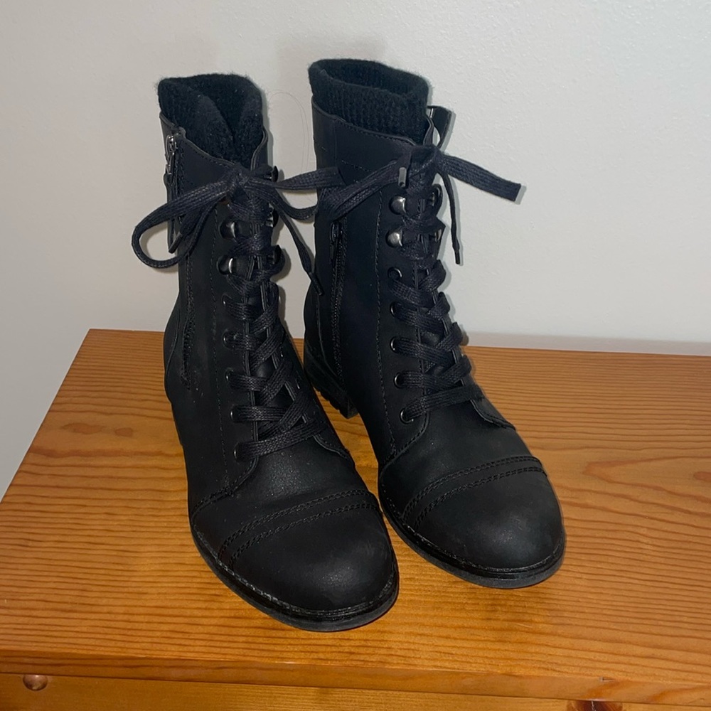 Limelight Lace Tie Boots